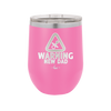 Warning New Dad - Laser Engraved Stainless Steel Drinkware - 2051 -