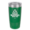 Warning New Dad - Laser Engraved Stainless Steel Drinkware - 2051 -