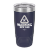 Warning New Dad - Laser Engraved Stainless Steel Drinkware - 2051 -