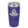 Warning New Dad - Laser Engraved Stainless Steel Drinkware - 2051 -