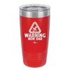 Warning New Dad - Laser Engraved Stainless Steel Drinkware - 2051 -