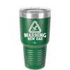 Warning New Dad - Laser Engraved Stainless Steel Drinkware - 2051 -