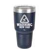 Warning New Dad - Laser Engraved Stainless Steel Drinkware - 2051 -