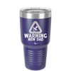 Warning New Dad - Laser Engraved Stainless Steel Drinkware - 2051 -