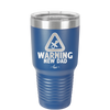 Warning New Dad - Laser Engraved Stainless Steel Drinkware - 2051 -