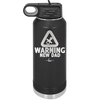 Warning New Dad - Laser Engraved Stainless Steel Drinkware - 2051 -