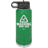 Warning New Dad - Laser Engraved Stainless Steel Drinkware - 2051 -
