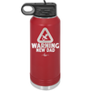 Warning New Dad - Laser Engraved Stainless Steel Drinkware - 2051 -