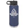 Warning New Dad - Laser Engraved Stainless Steel Drinkware - 2051 -