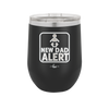 New Dad Alert - Laser Engraved Stainless Steel Drinkware - 2052 -