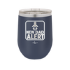 New Dad Alert - Laser Engraved Stainless Steel Drinkware - 2052 -