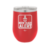 New Dad Alert - Laser Engraved Stainless Steel Drinkware - 2052 -
