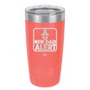 New Dad Alert - Laser Engraved Stainless Steel Drinkware - 2052 -