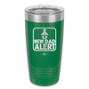New Dad Alert - Laser Engraved Stainless Steel Drinkware - 2052 -