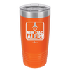 New Dad Alert - Laser Engraved Stainless Steel Drinkware - 2052 -