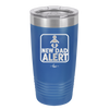 New Dad Alert - Laser Engraved Stainless Steel Drinkware - 2052 -