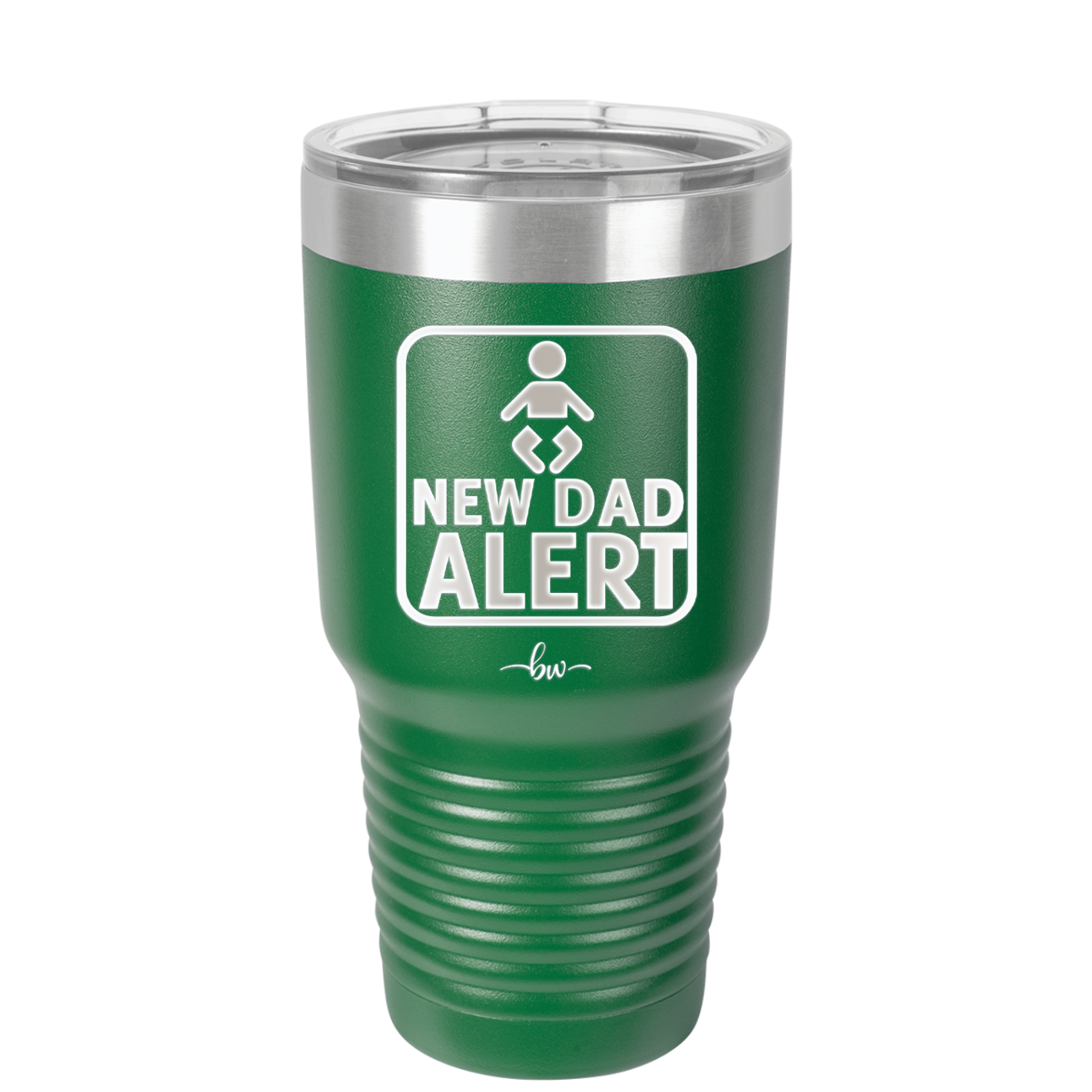 New Dad Alert - Laser Engraved Stainless Steel Drinkware - 2052 -