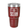 New Dad Alert - Laser Engraved Stainless Steel Drinkware - 2052 -