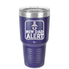 New Dad Alert - Laser Engraved Stainless Steel Drinkware - 2052 -