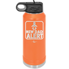 New Dad Alert - Laser Engraved Stainless Steel Drinkware - 2052 -