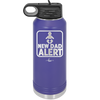 New Dad Alert - Laser Engraved Stainless Steel Drinkware - 2052 -