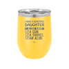 I Have a Beautiful Daughter I Also Have a Gun a Shovel an Alibi Checklist - Laser Engraved Stainless Steel Drinkware - 2053 -