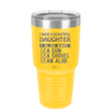 I Have a Beautiful Daughter I Also Have a Gun a Shovel an Alibi Checklist - Laser Engraved Stainless Steel Drinkware - 2053 -