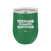 Teenage Daughter Survivor - Laser Engraved Stainless Steel Drinkware - 2054 -