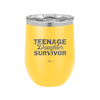 Teenage Daughter Survivor - Laser Engraved Stainless Steel Drinkware - 2054 -