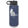 Best Cat Dad - Laser Engraved Stainless Steel Drinkware - 2056 -