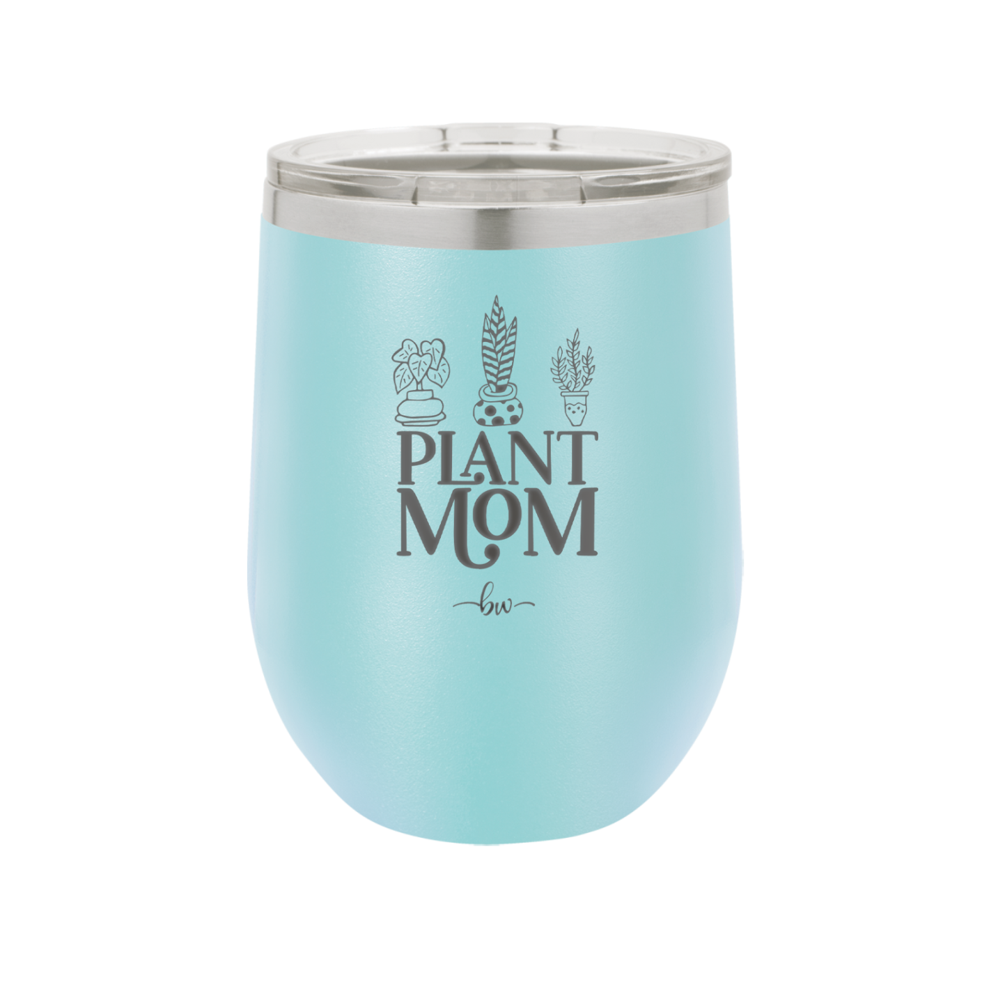 Plant Mom - Laser Engraved Stainless Steel Drinkware - 2057 -