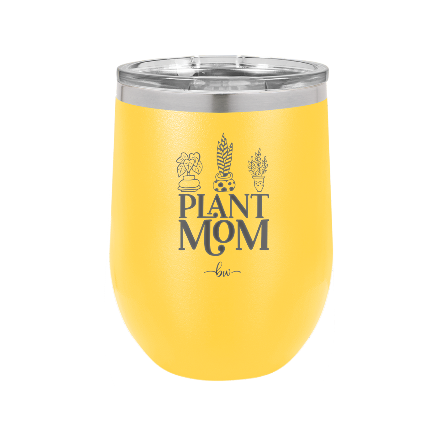 Plant Mom - Laser Engraved Stainless Steel Drinkware - 2057 -