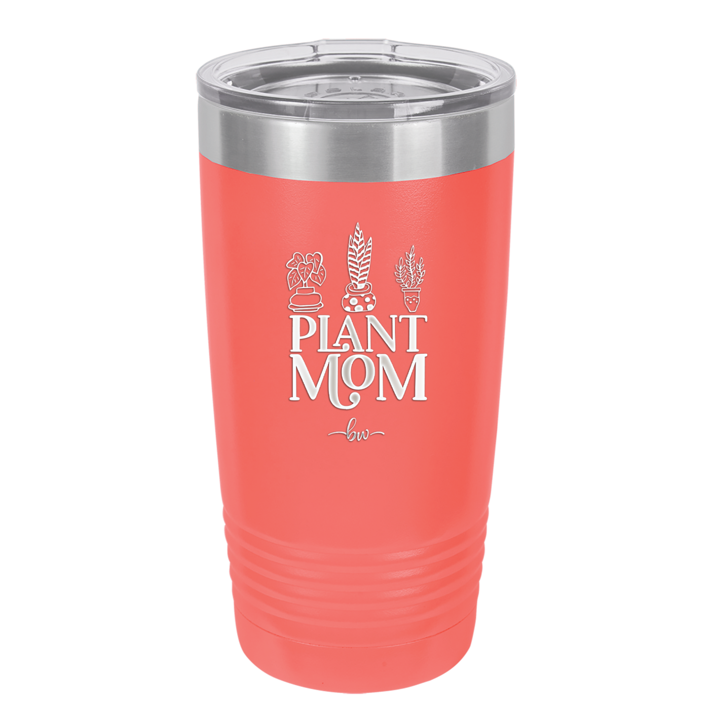 Plant Mom - Laser Engraved Stainless Steel Drinkware - 2057 -