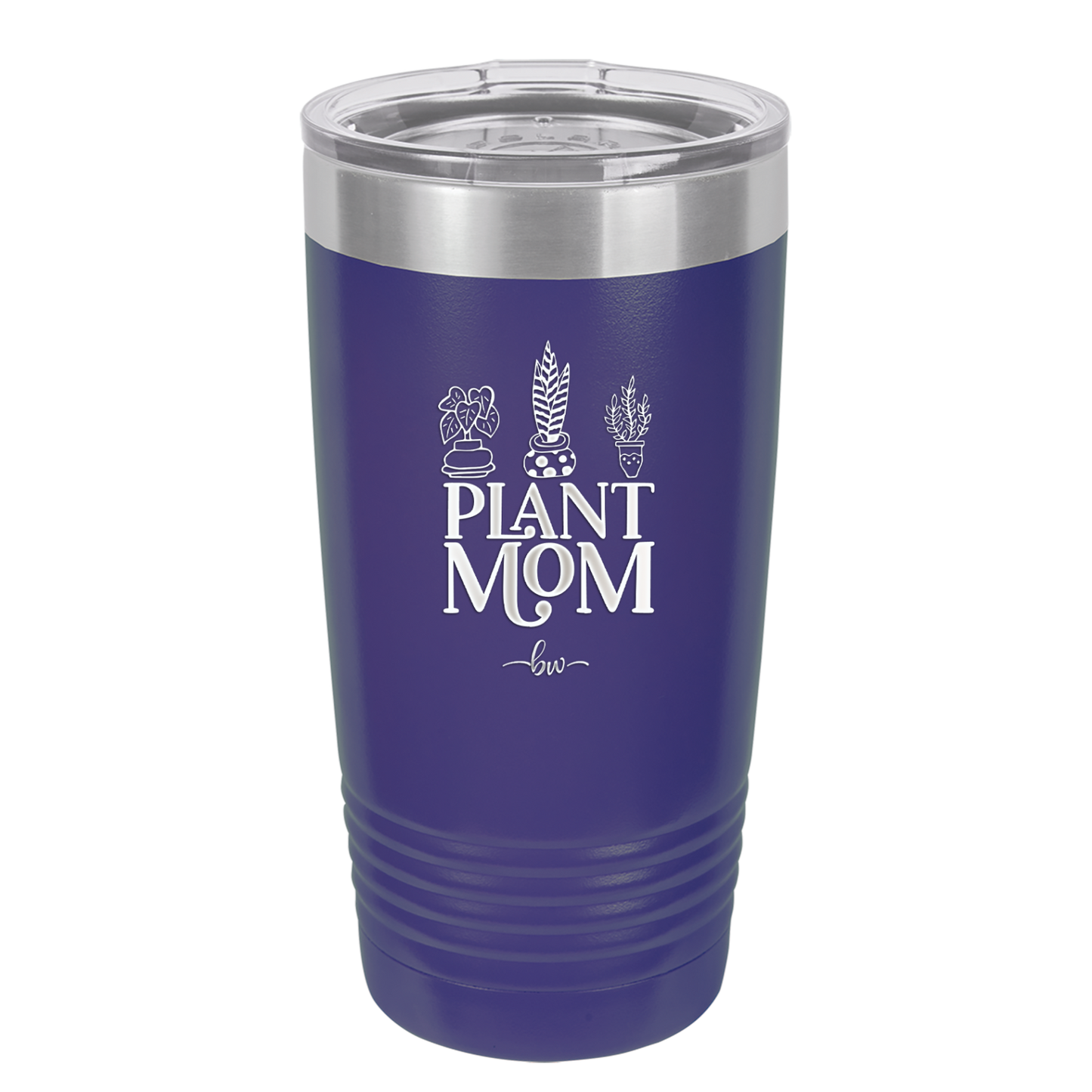 Plant Mom - Laser Engraved Stainless Steel Drinkware - 2057 -