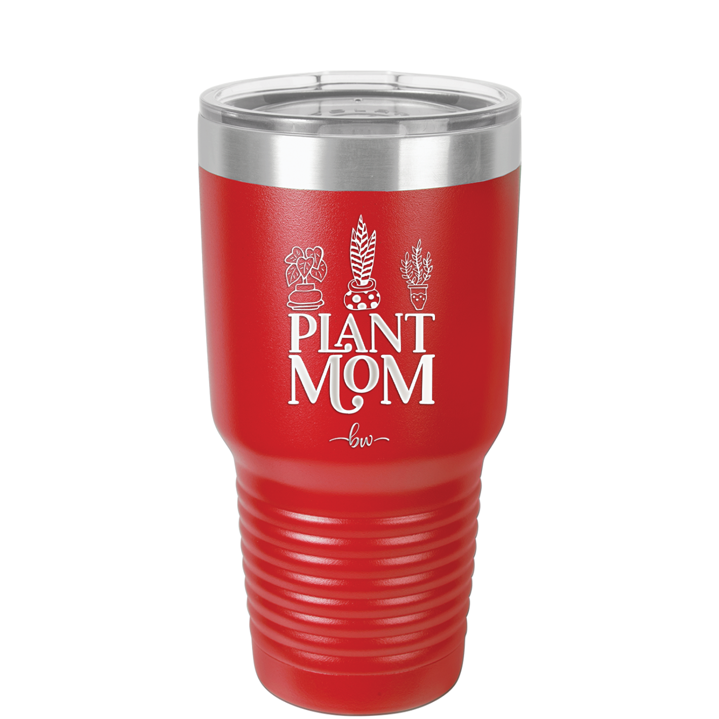 Plant Mom - Laser Engraved Stainless Steel Drinkware - 2057 -
