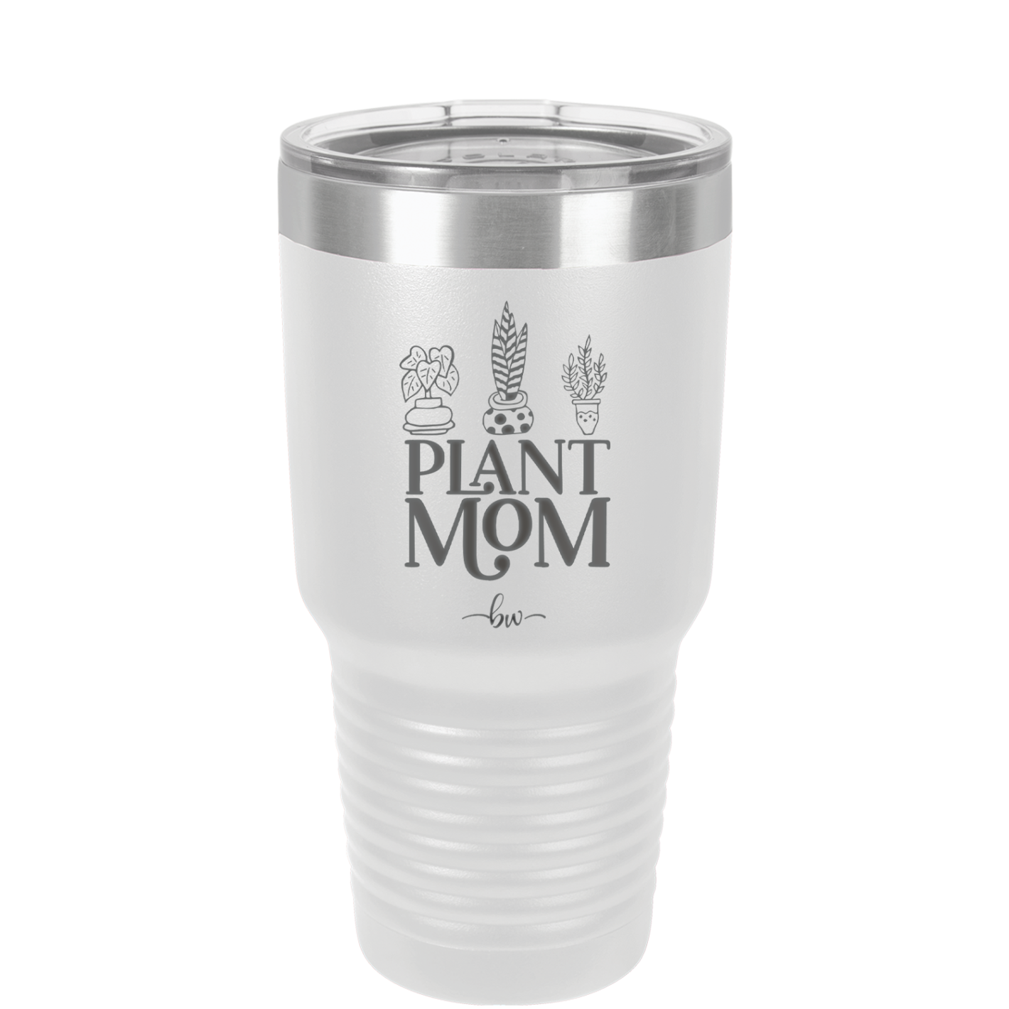 Plant Mom - Laser Engraved Stainless Steel Drinkware - 2057 -