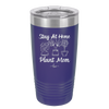 Stay at Home Plant Mom - Laser Engraved Stainless Steel Drinkware - 2059 -