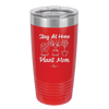 Stay at Home Plant Mom - Laser Engraved Stainless Steel Drinkware - 2059 -