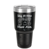 Stay at Home Plant Mom - Laser Engraved Stainless Steel Drinkware - 2059 -
