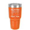 Stay at Home Plant Mom - Laser Engraved Stainless Steel Drinkware - 2059 -