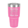 Stay at Home Plant Mom - Laser Engraved Stainless Steel Drinkware - 2059 -