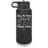 Stay at Home Plant Mom - Laser Engraved Stainless Steel Drinkware - 2059 -