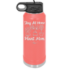 Stay at Home Plant Mom - Laser Engraved Stainless Steel Drinkware - 2059 -