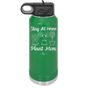 Stay at Home Plant Mom - Laser Engraved Stainless Steel Drinkware - 2059 -