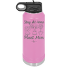 Stay at Home Plant Mom - Laser Engraved Stainless Steel Drinkware - 2059 -