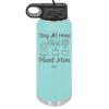 Stay at Home Plant Mom - Laser Engraved Stainless Steel Drinkware - 2059 -