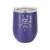 Crazy Plant Lady - Laser Engraved Stainless Steel Drinkware - 2060 -
