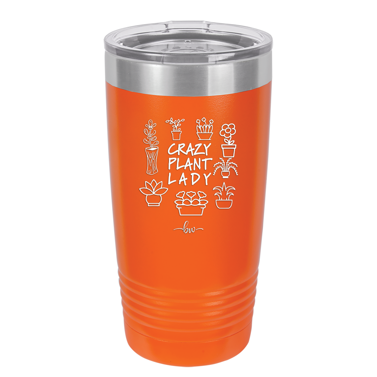 Crazy Plant Lady - Laser Engraved Stainless Steel Drinkware - 2060 -