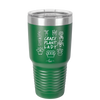 Crazy Plant Lady - Laser Engraved Stainless Steel Drinkware - 2060 -