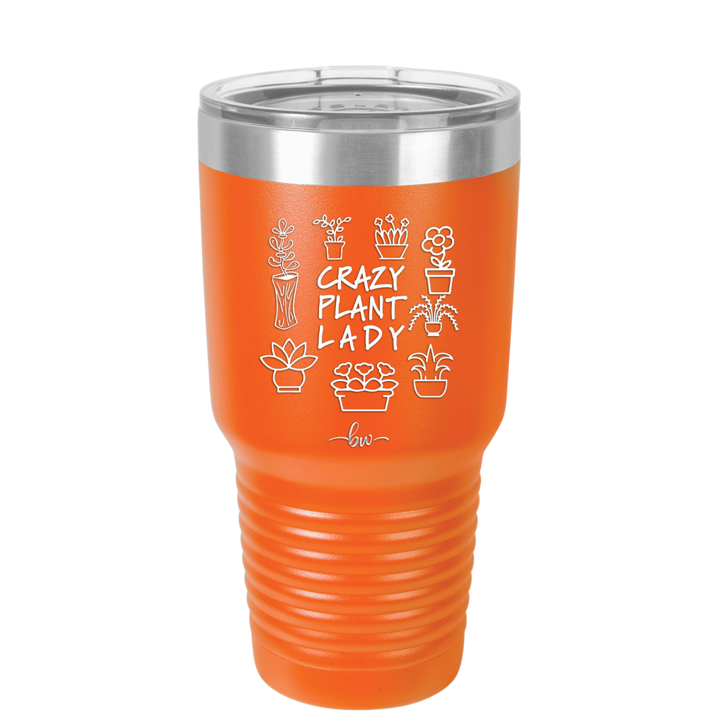 Crazy Plant Lady - Laser Engraved Stainless Steel Drinkware - 2060 -